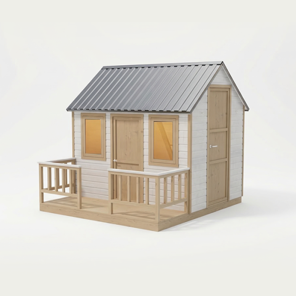 Playhouse Model A - ბავშვების სათამაშო ხის სახლი